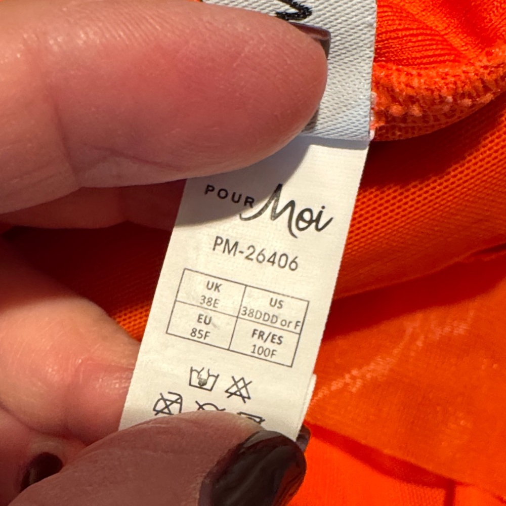 Vibrant Orange One-Piece Swimsuit - Picture 4 of 4